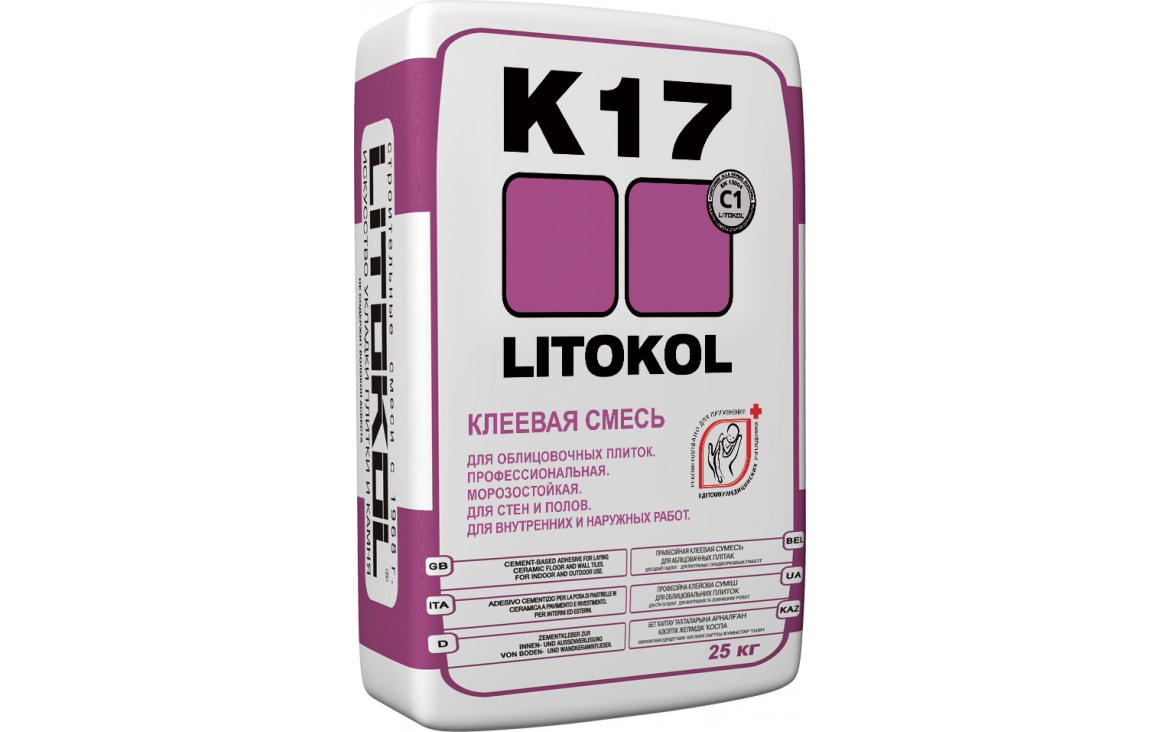 Купить клей литокол. Литокол 17 клей для плитки. Litokol k17 - клей для плитки. Клей для плитки Litokol k17 25 кг. Плиточный клей Литокол к 17.