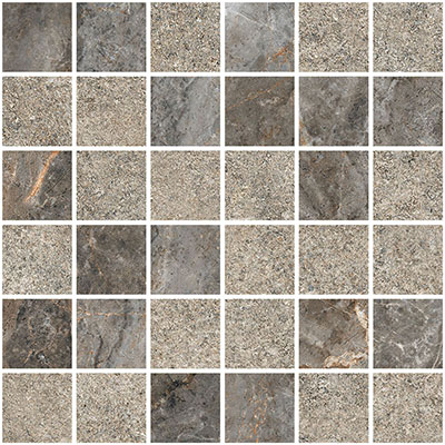 Мозаика Marble-Stone Тауп Матовый-Лаппато Ректификат (5х5) 30х30 K9498868R001VTE0