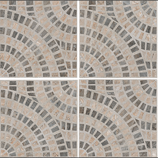 Декор Marble-Beton Круговой Темный Лаппато Ректификат 60х60 K949793LPR01VTE0