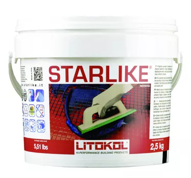 LITOCHROM STARLIKE C.350 CRISTAL - затир.смесь (2,5 кг)