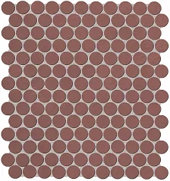 +24187 COLOR NOW MARSALA ROUND MOSAICO