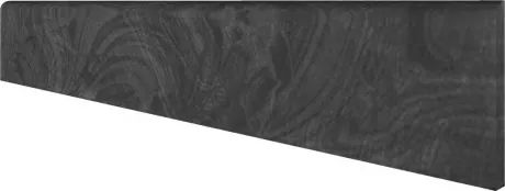 BL72 5th Avenue BATTISCOPA BLACK CHIC WAVES LAPP. 60X9,5