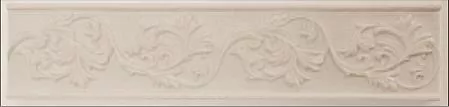 Бордюр Fresco Цветочный Кремовый Матовый 6х25 K943030