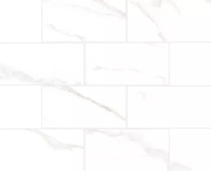 Мозаика Marmori Кирпичная Кладка Калакатта Белый (7*14) 35,5х29 K9456328LPR1VTE0