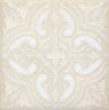 Вставка Амальфи орнамент белый 9,8х9,8 STG\B408\1266H